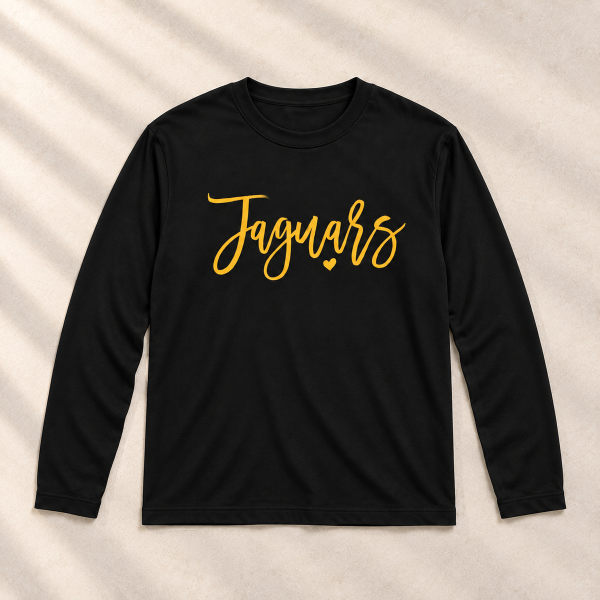 Jaguars Script Heart Apparel