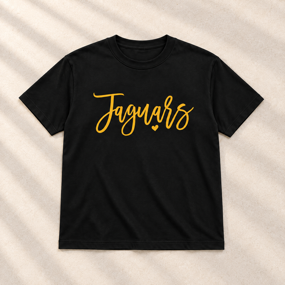Jaguars Script Heart Apparel