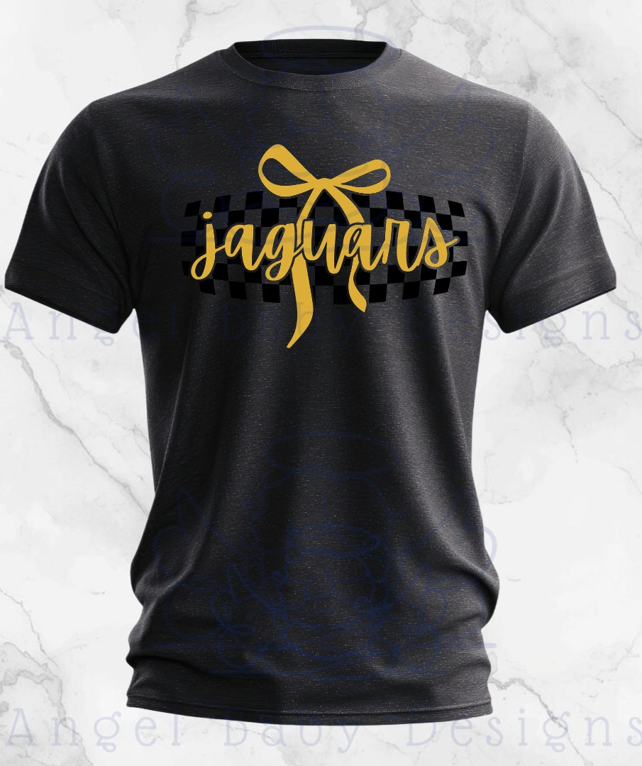 TJ Jaguars Checker Short Sleeve T-Shirt