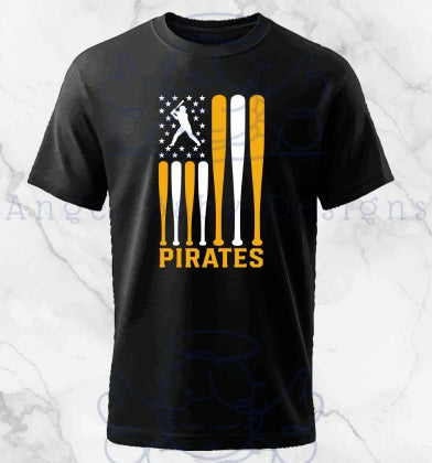 Pirates Bat Flag T-Shirt