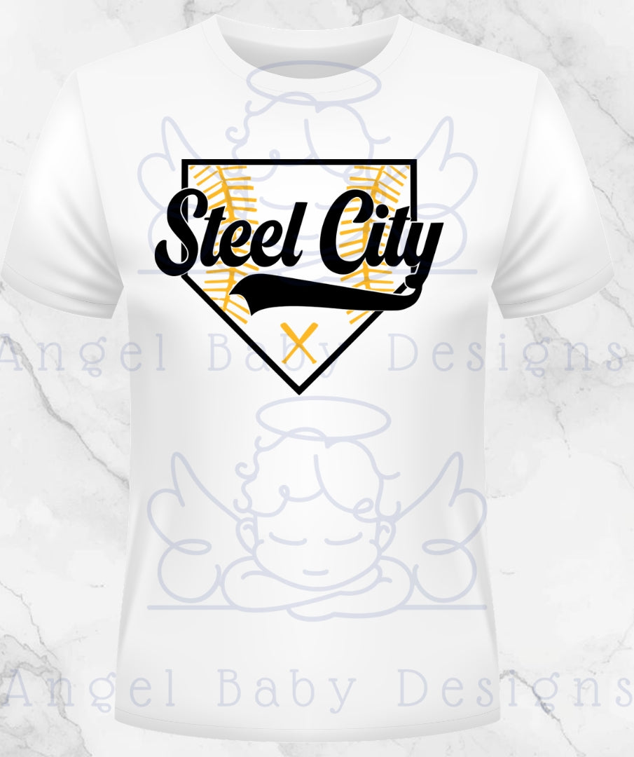 Steel City Home Plate T-Shirt