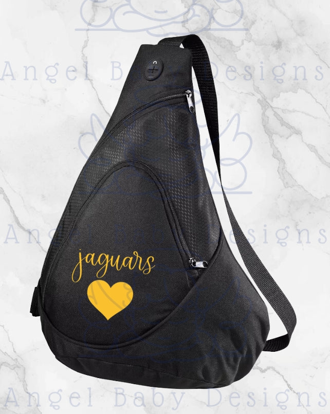 TJ Jaguars Sling Bag – Water-Resistant Crossbody Sports Backpack