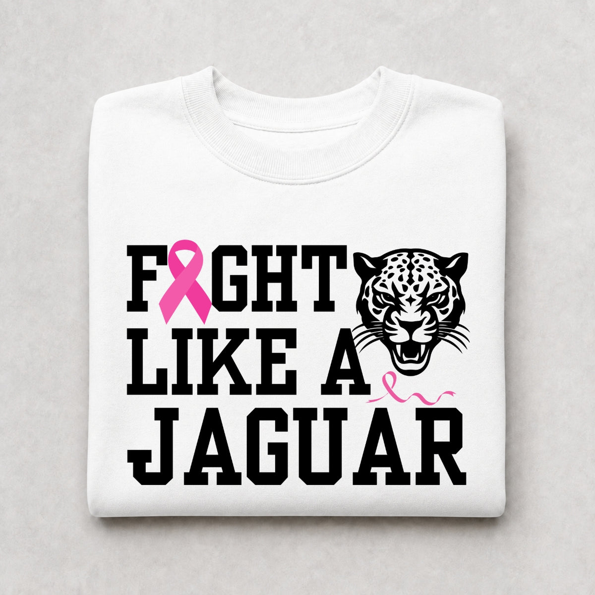 Fight Like a Jaguar Awareness Crewneck Sweatshirt