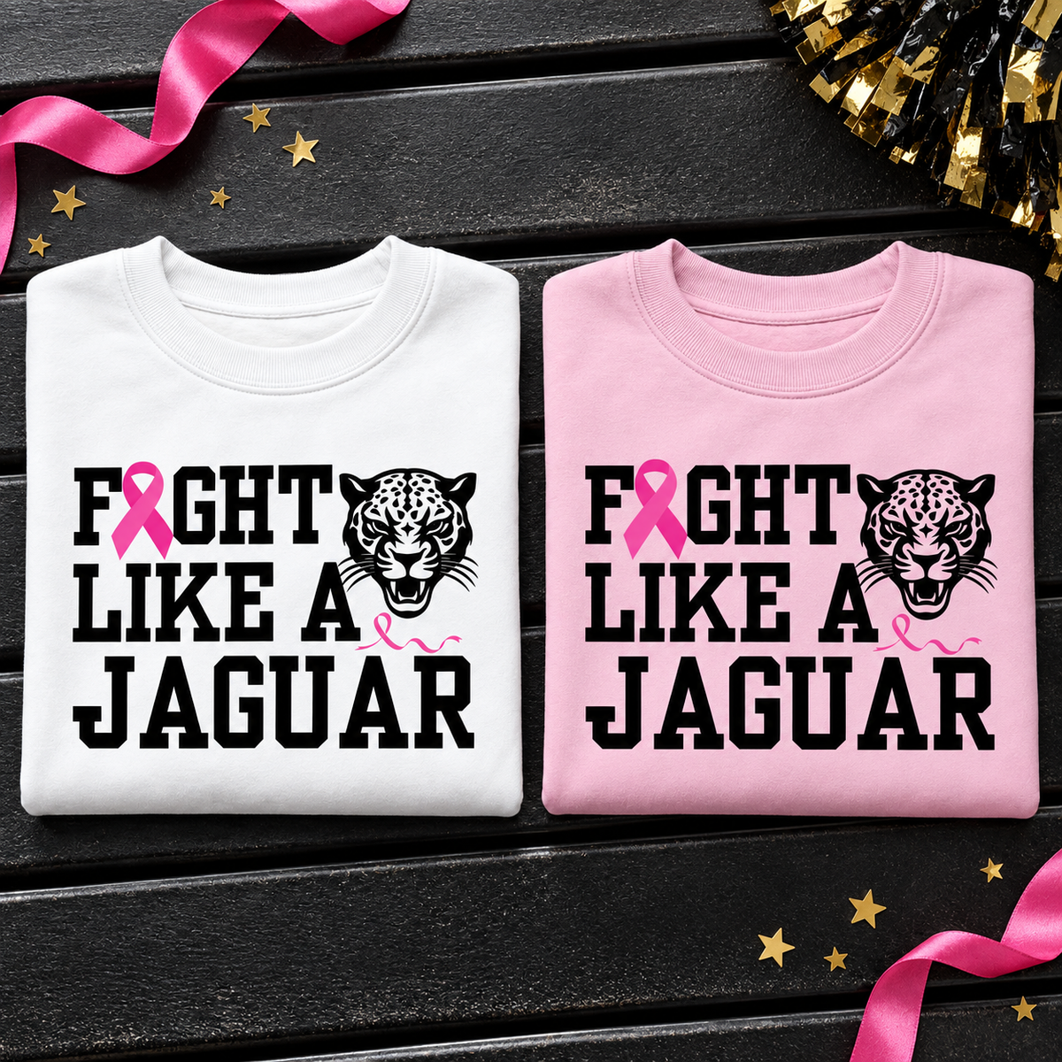 Fight Like a Jaguar Awareness Crewneck Sweatshirt