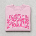 Jaguar Pride Pink Checkerboard Crewneck Sweatshirt