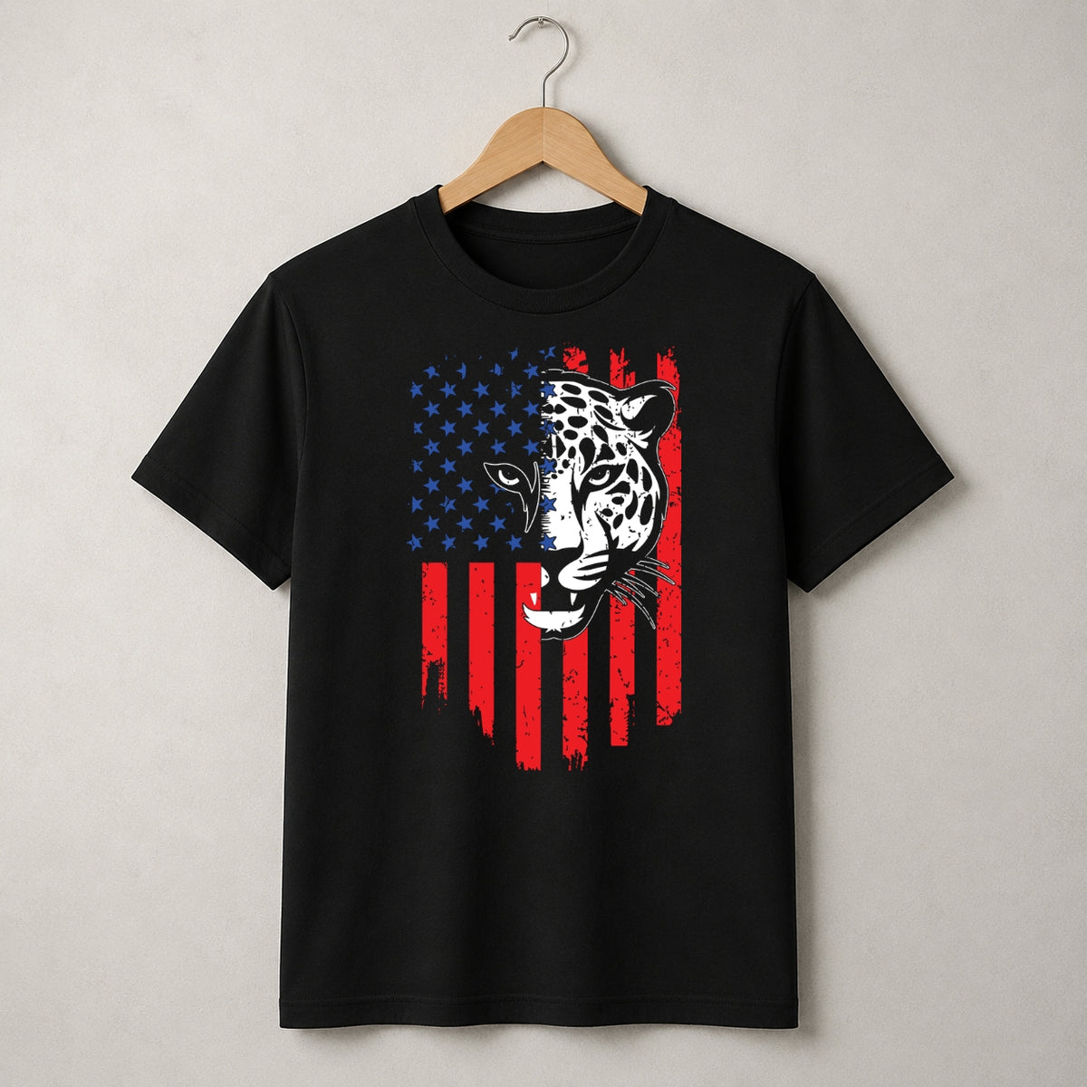 Patriotic Jaguars American Flag