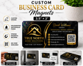 Custom Business Card Magnets – 3.5" × 2"