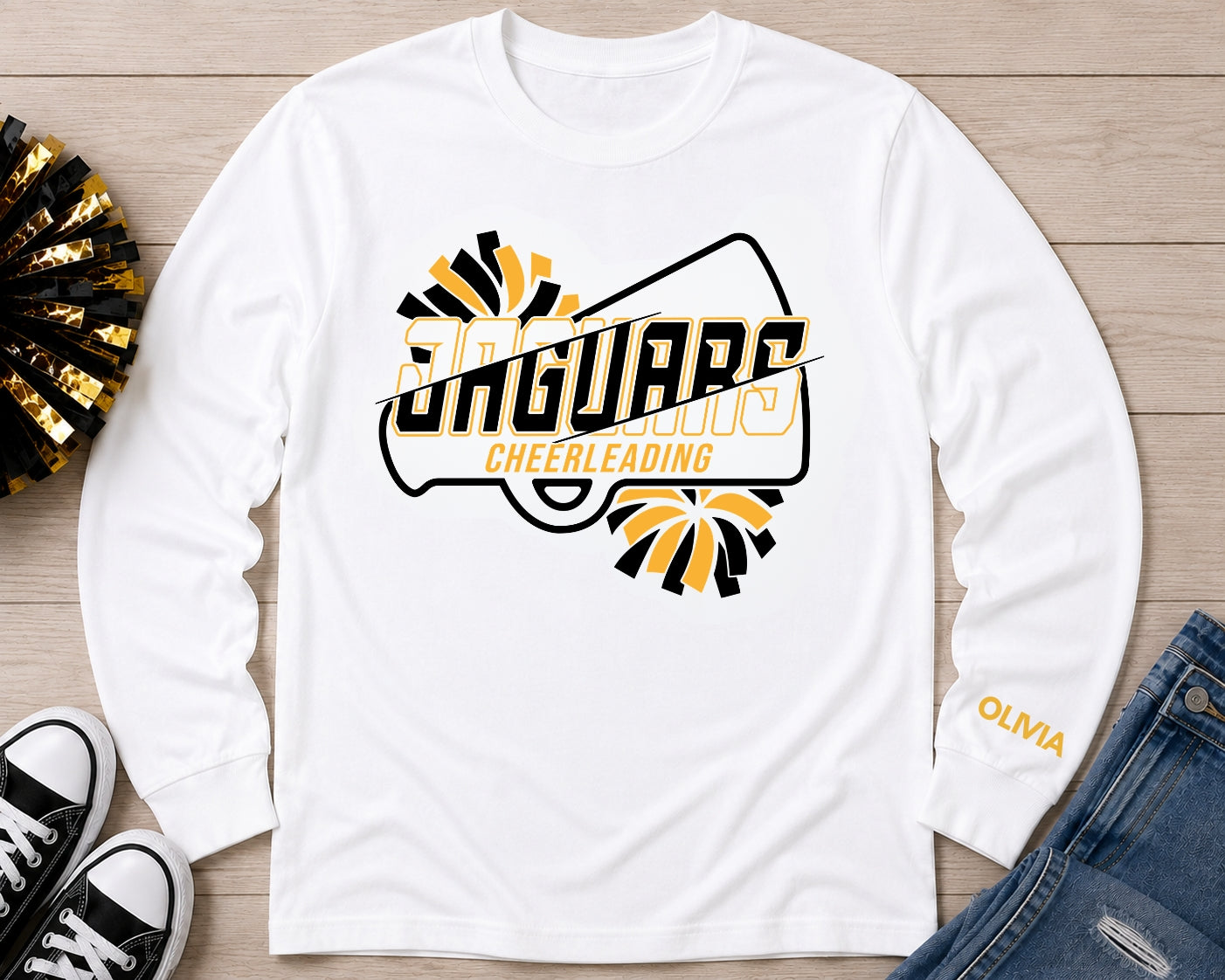 Jaguars Cheerleading Long Sleeve Shirt