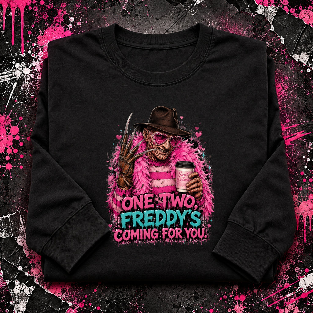In October We Wear Pink Horror Crewneck Sweatshirt
