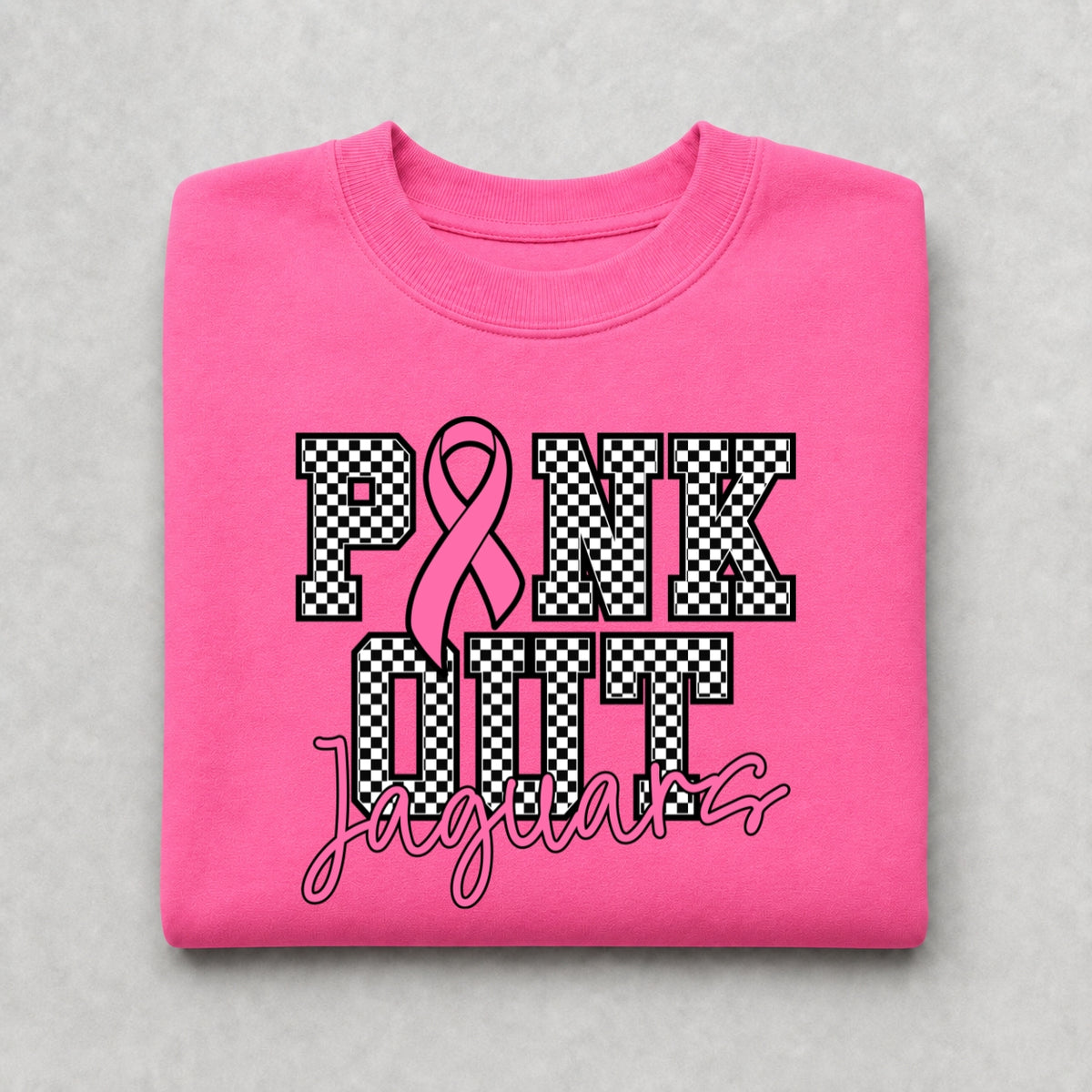 Pink Out Jaguars Crewneck