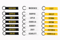 Personalized Cheer Pom-Pom Name Tags