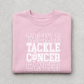 Tackle Cancer Football Crewneck Sweatshirt